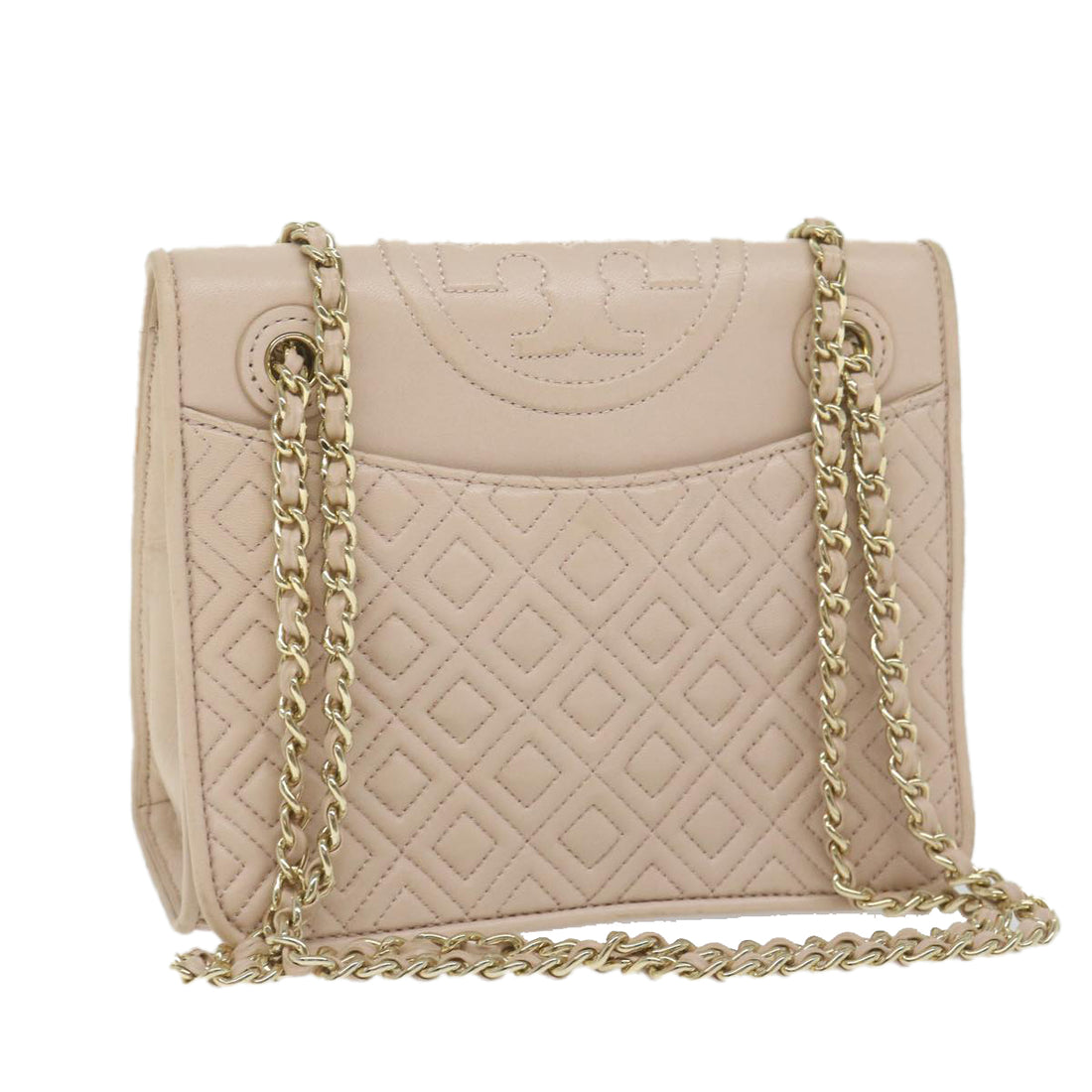 Tory Burch Pink Leather Shoulder Bag