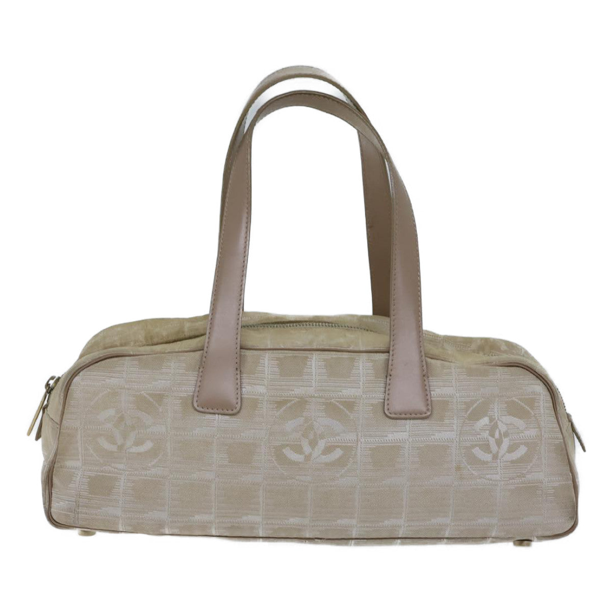 Chanel Travel line Pink Canvas Handbag 