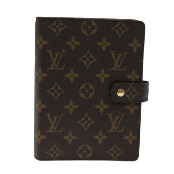 Louis Vuitton Agenda MM Blue Canvas Wallet 