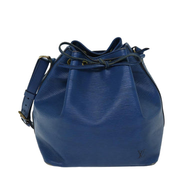 Louis Vuitton Noé PM Blue Leather Shoulder Bag