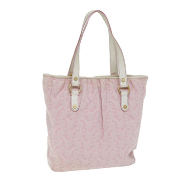 Céline Macadam Pink Canvas Tote Bag