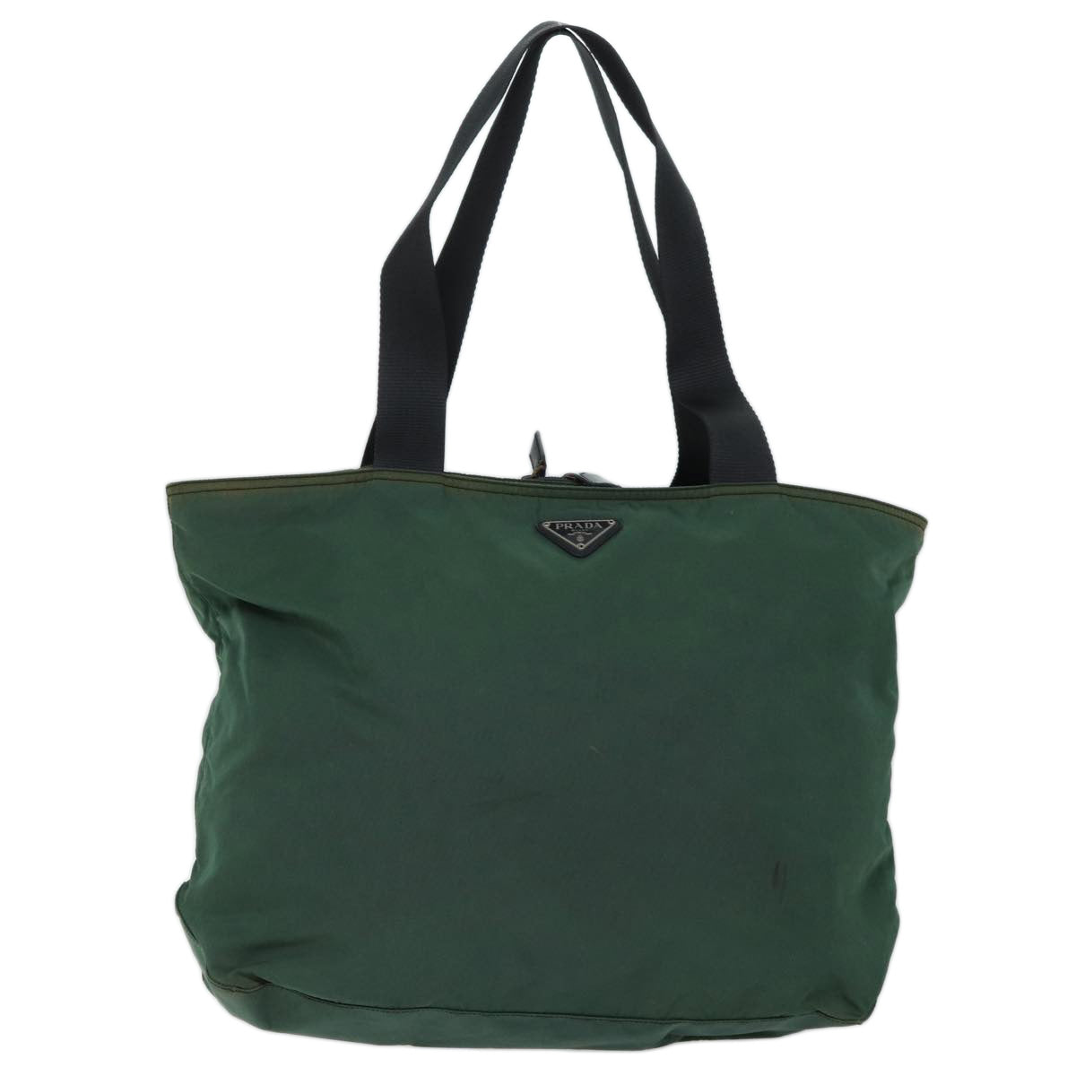 Prada Tessuto Green Synthetic Tote Bag