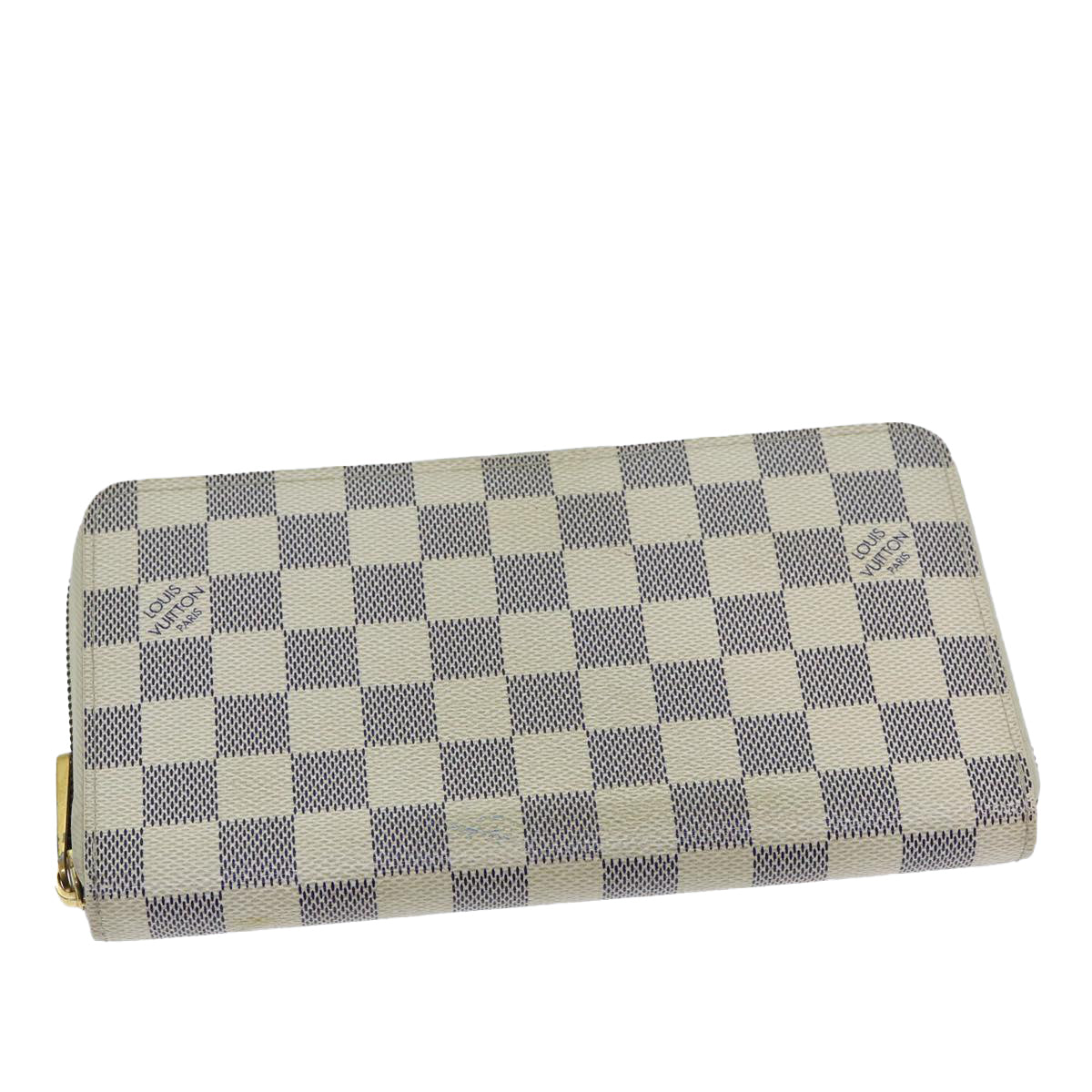 Louis Vuitton Zippy organizer White Canvas Wallet 