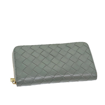 Bottega Veneta Stretch Grey Leather Wallet 