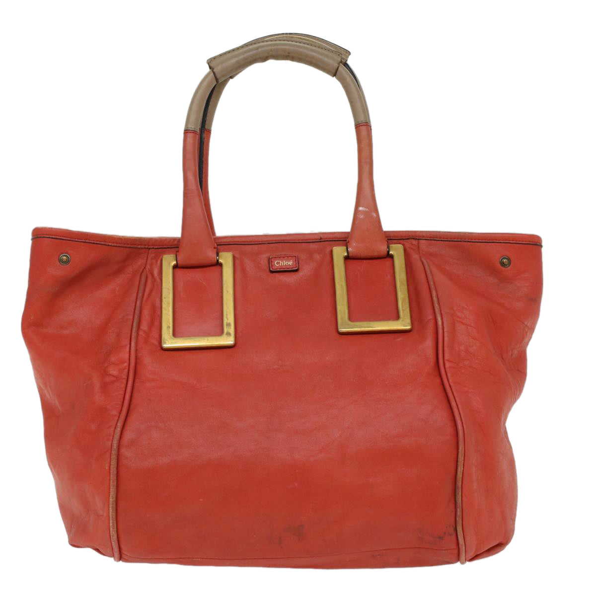 Chloé Red Leather Handbag 