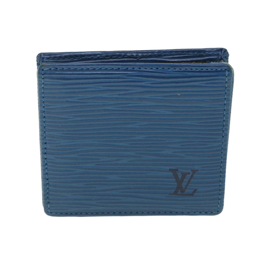 Louis Vuitton Blue Leather Wallet 