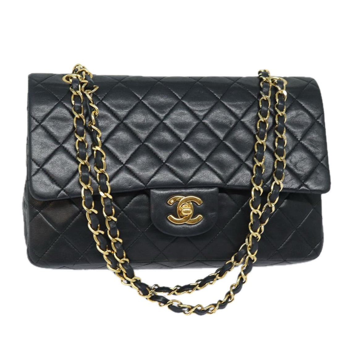 Chanel Timeless Black Calfskin Shoulder Bag