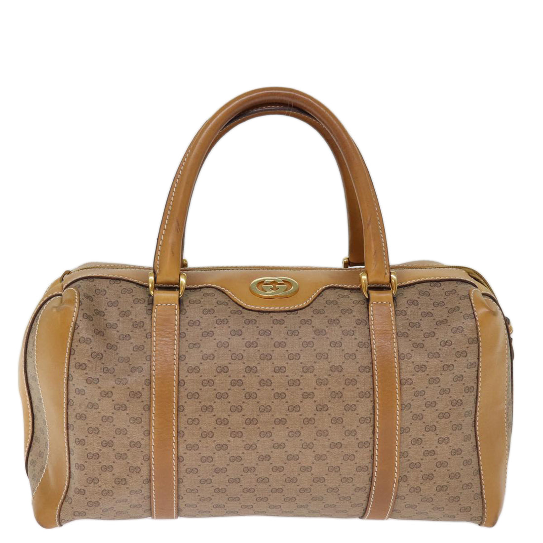 Gucci Micro Small GG Canvas Beige Canvas Travel Bag