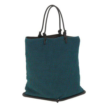 Bottega Veneta Blue Leather Tote Bag