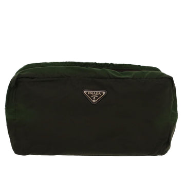 Prada Re-Nylon Green Synthetic Clutch Bag