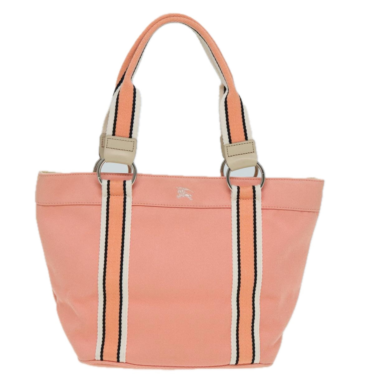 Burberry Blue Label Pink Canvas Tote Bag