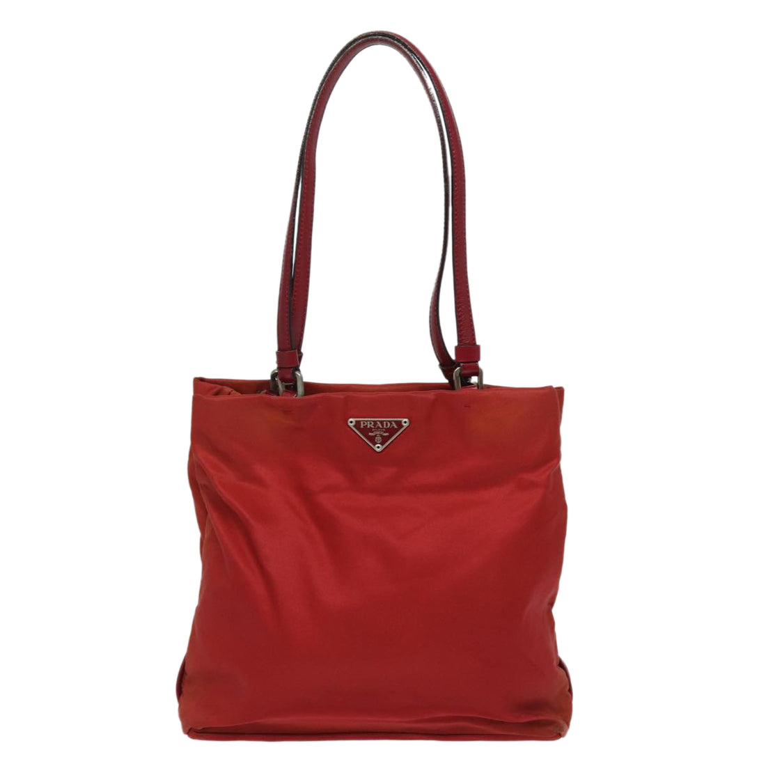 Prada Red Synthetic Tote Bag