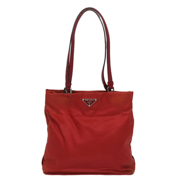 Prada Red Synthetic Tote Bag