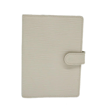 Louis Vuitton Agenda PM White Leather Wallet 