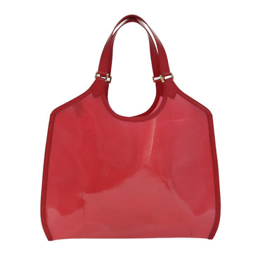 Louis Vuitton Lagoon Bay Red Vinyl Tote Bag