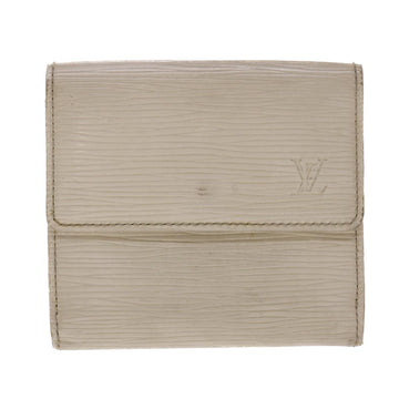 Louis Vuitton Portefeuille White Leather Wallet 