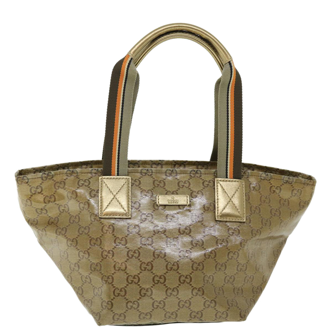 Gucci GG canvas Gold Canvas Shoulder Bag