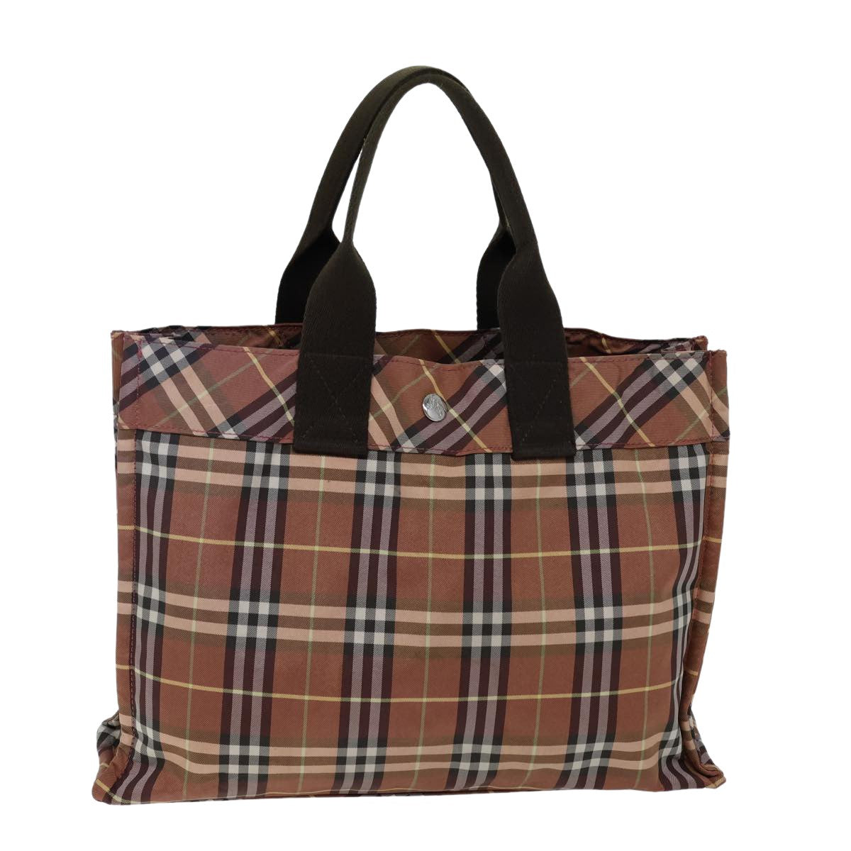 Burberry Blue Label Brown Canvas Tote Bag