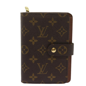 Louis Vuitton Porte papier zip Brown Canvas Wallet 