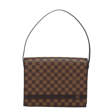 Louis Vuitton Tribeca Brown Canvas Shoulder Bag