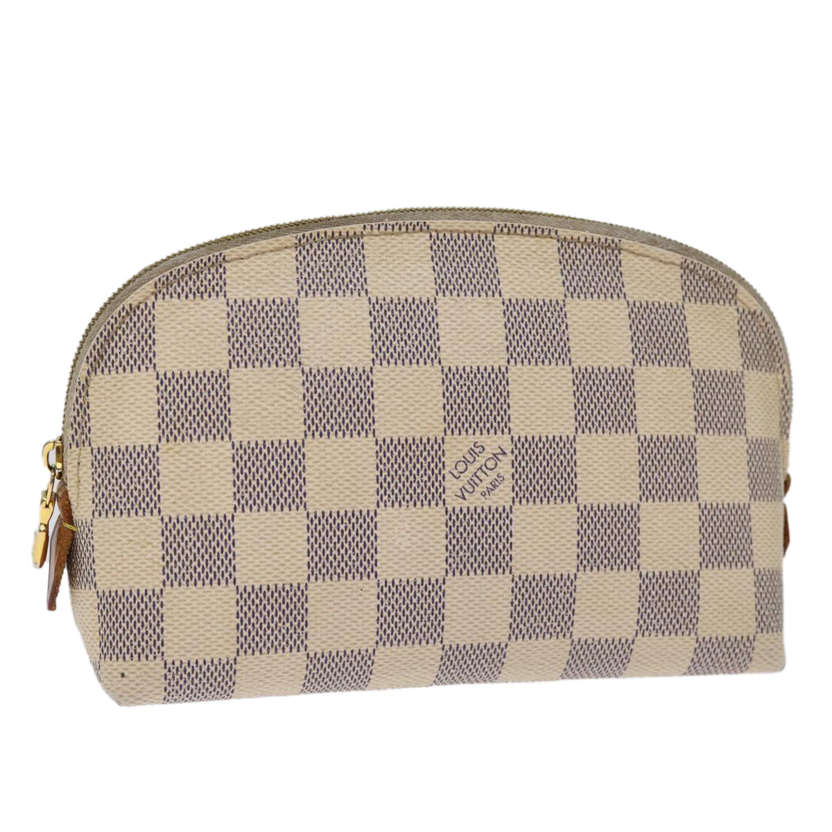 Louis Vuitton Cosmetic pouch White Canvas Clutch Bag