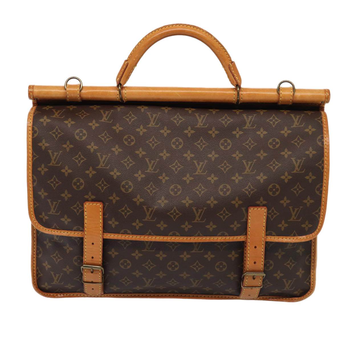 Louis Vuitton Kleber Brown Canvas Travel Bag