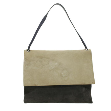 Céline All soft Beige Suede Shoulder Bag