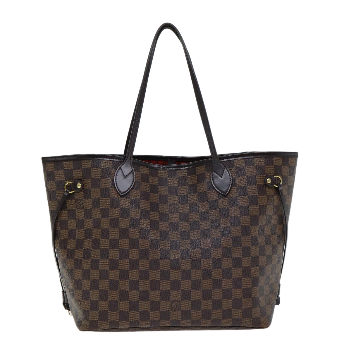 Louis Vuitton Neverfull Brown Canvas Tote Bag