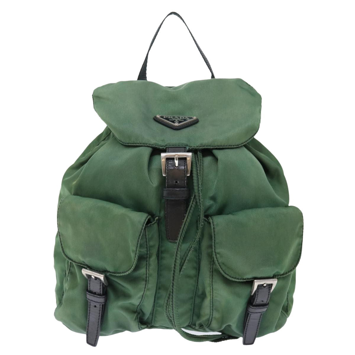 Prada Re-Nylon Green Synthetic Backpack Bag