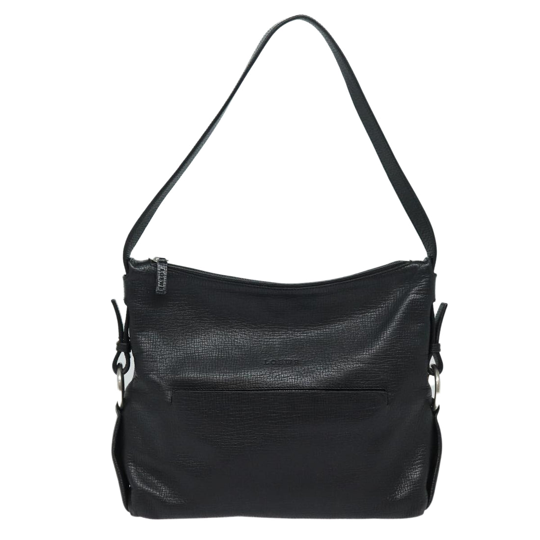 Loewe Blossom Key Black Leather Shoulder Bag