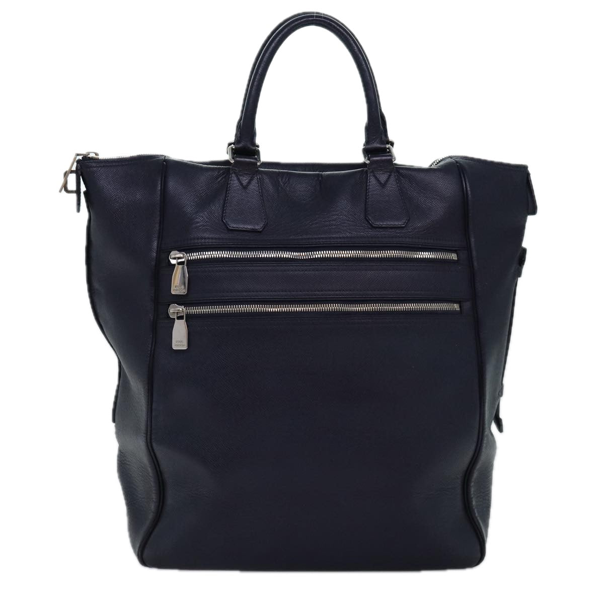 Louis Vuitton Marin Navy Leather Tote Bag