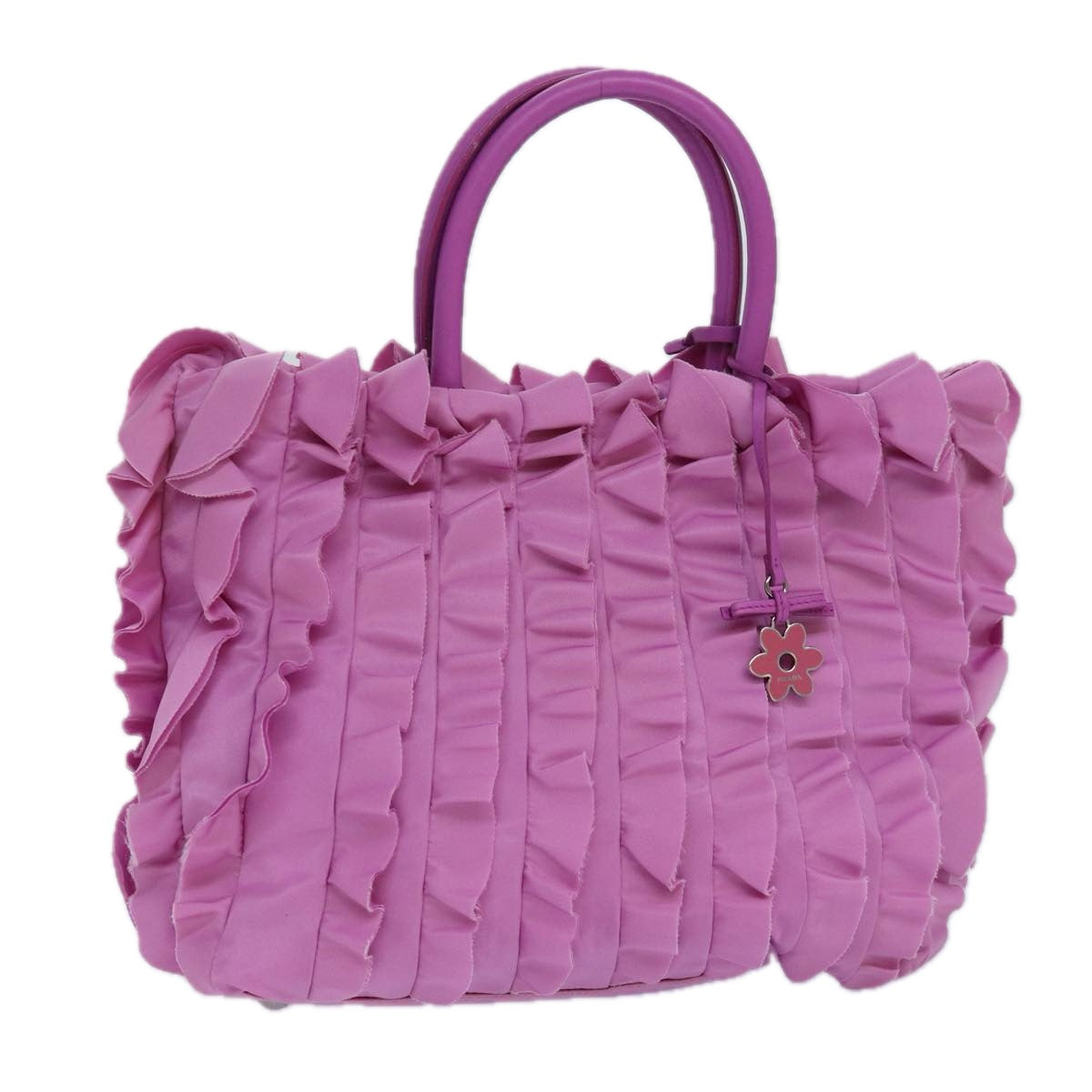 Prada Matelassé Pink Synthetic Handbag 