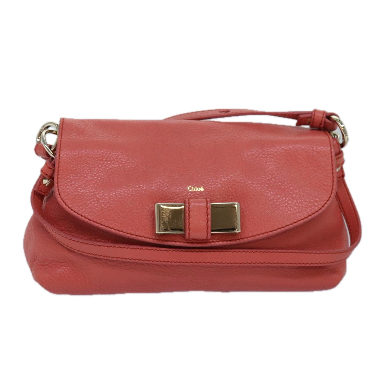 Chloé Lily Pink Leather Shoulder Bag