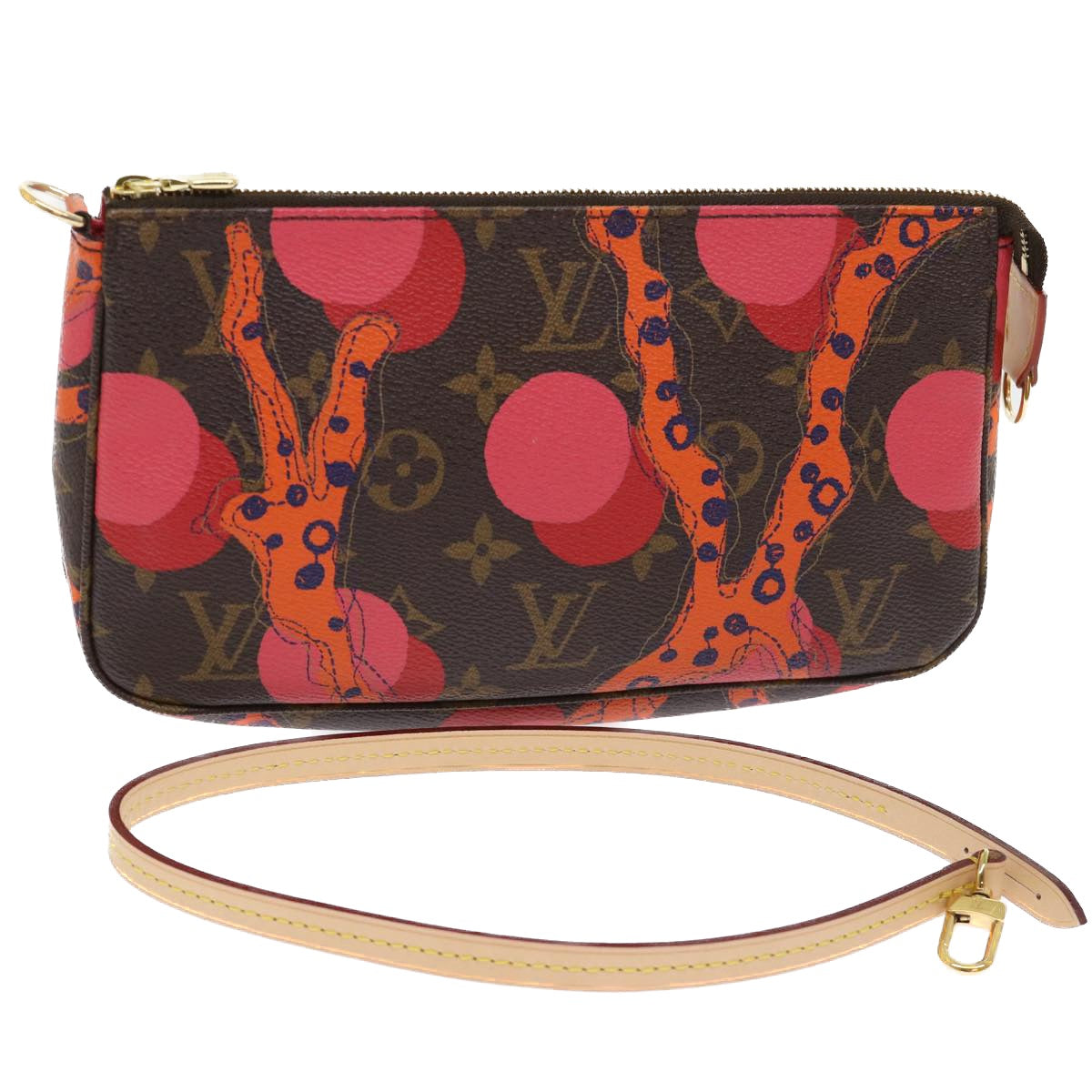 Louis Vuitton Pochette Accessoire Multicolour Canvas Clutch Bag