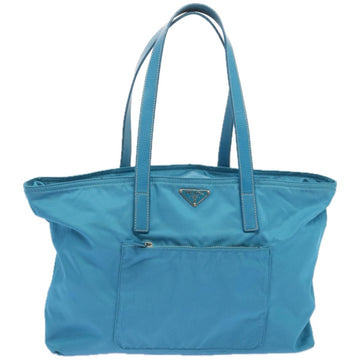 Prada Blue Synthetic Tote Bag