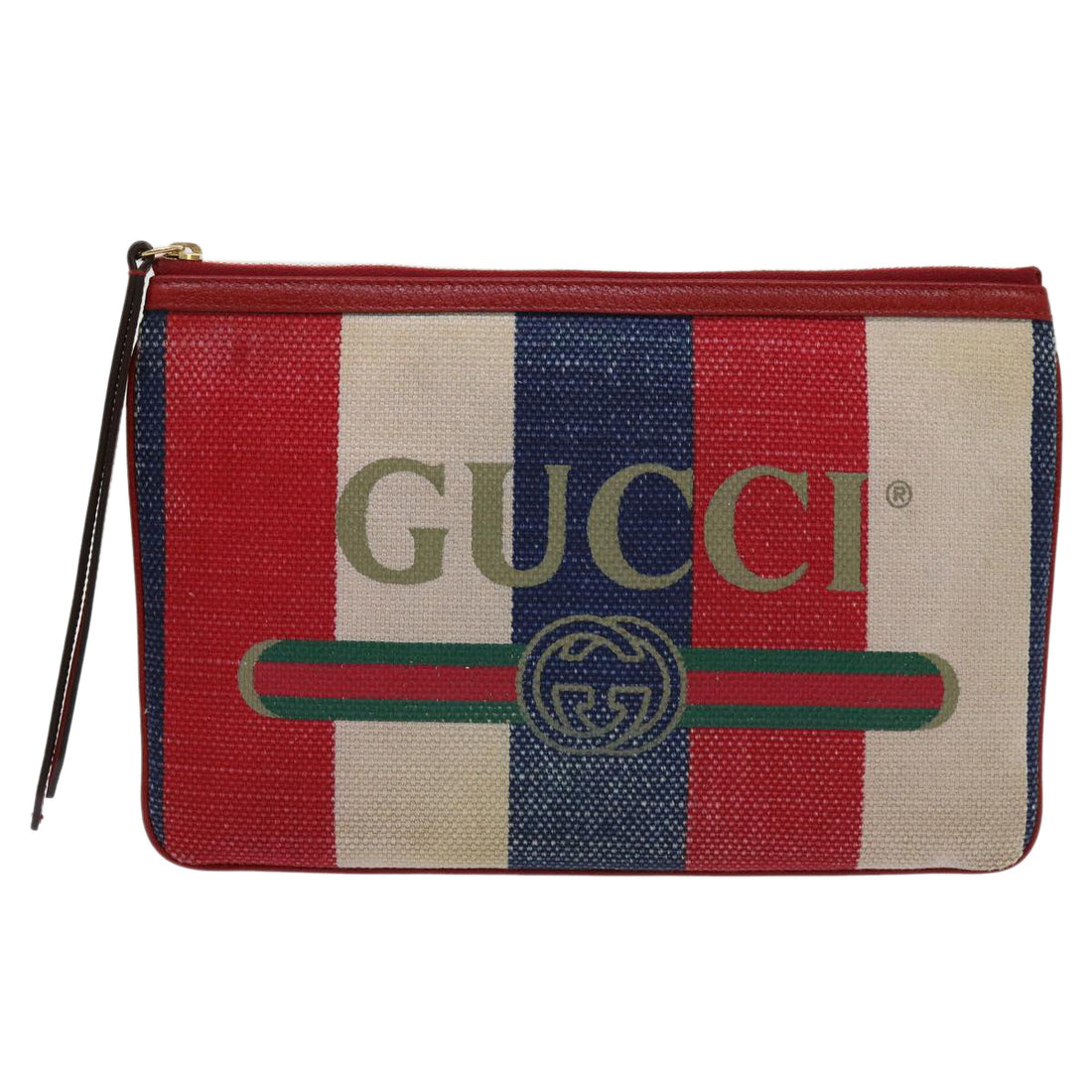 Gucci Multicolour Canvas Clutch Bag