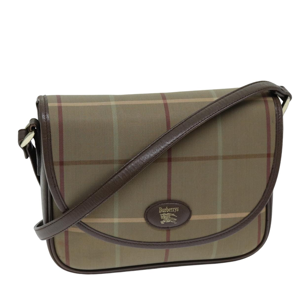 Burberry Vintage Check Multicolour Canvas Shoulder Bag