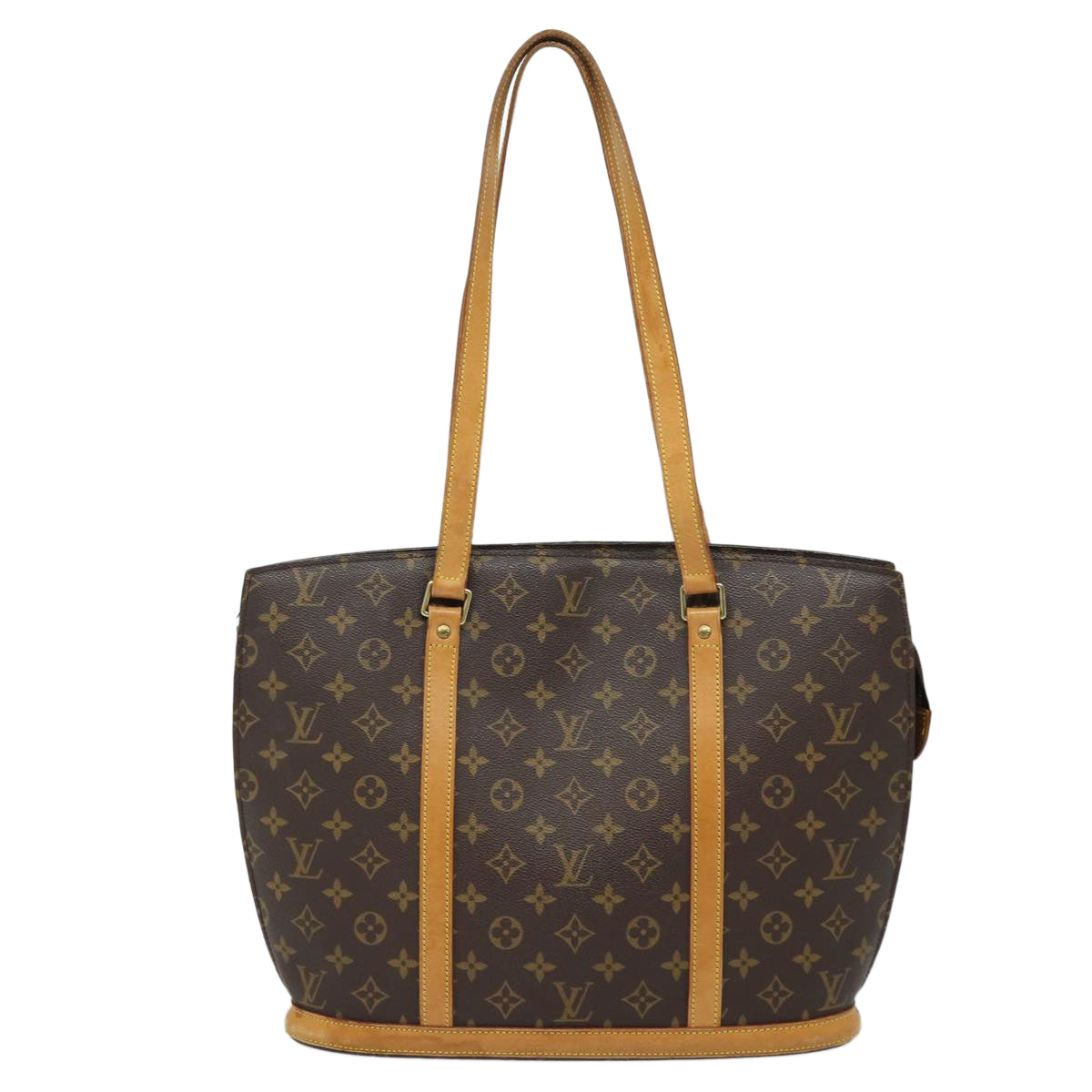 Louis Vuitton Babylone Brown Canvas Tote Bag