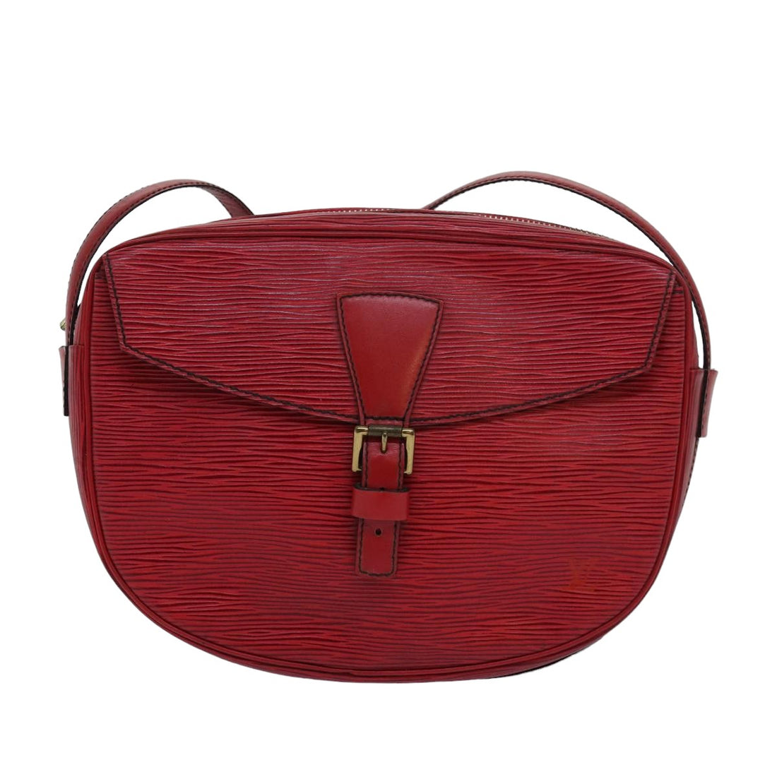 Louis Vuitton Jeune fille Red Leather Shoulder Bag