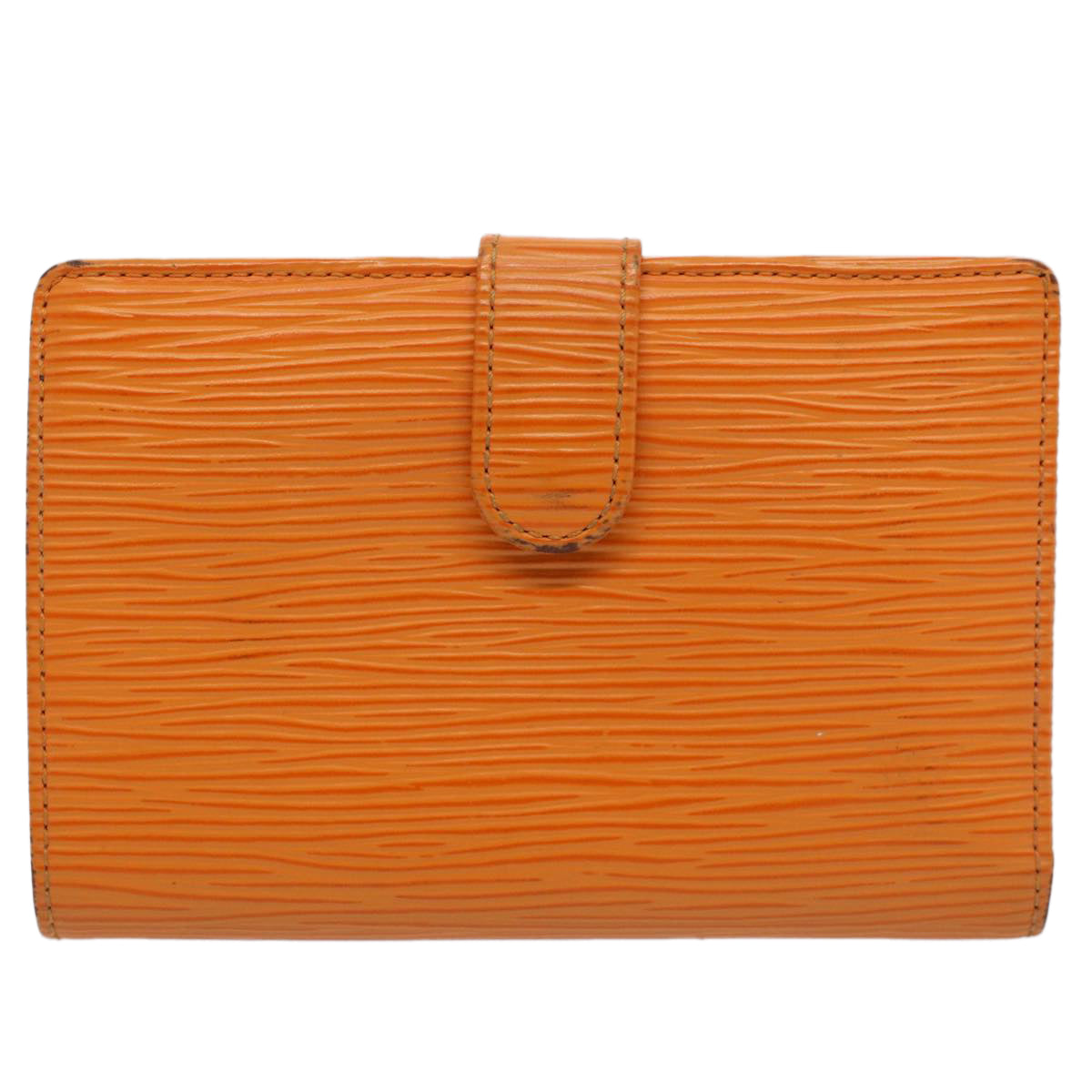 Louis Vuitton Viennois Orange Leather Wallet 