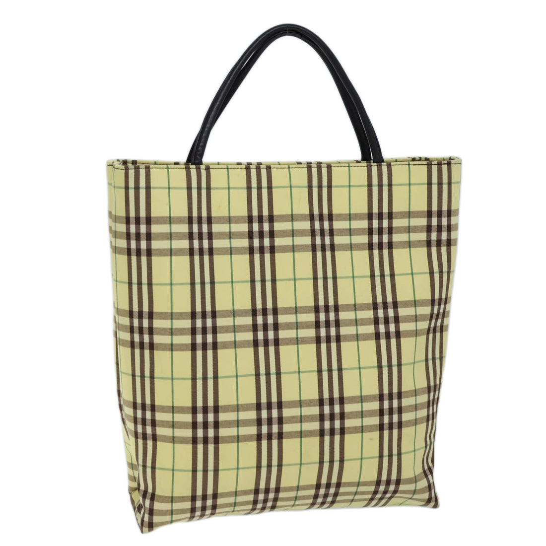 Burberry Yellow Synthetic Tote Bag