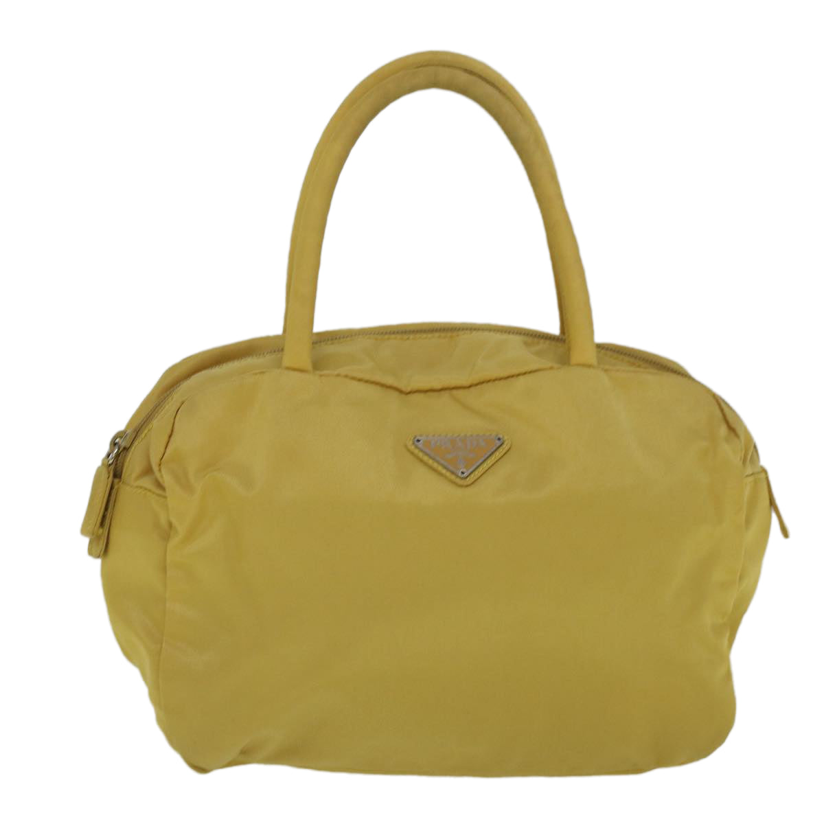 Prada Yellow Synthetic Handbag 