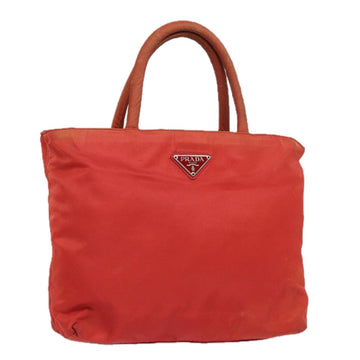 Prada Tessuto Red Synthetic Handbag 