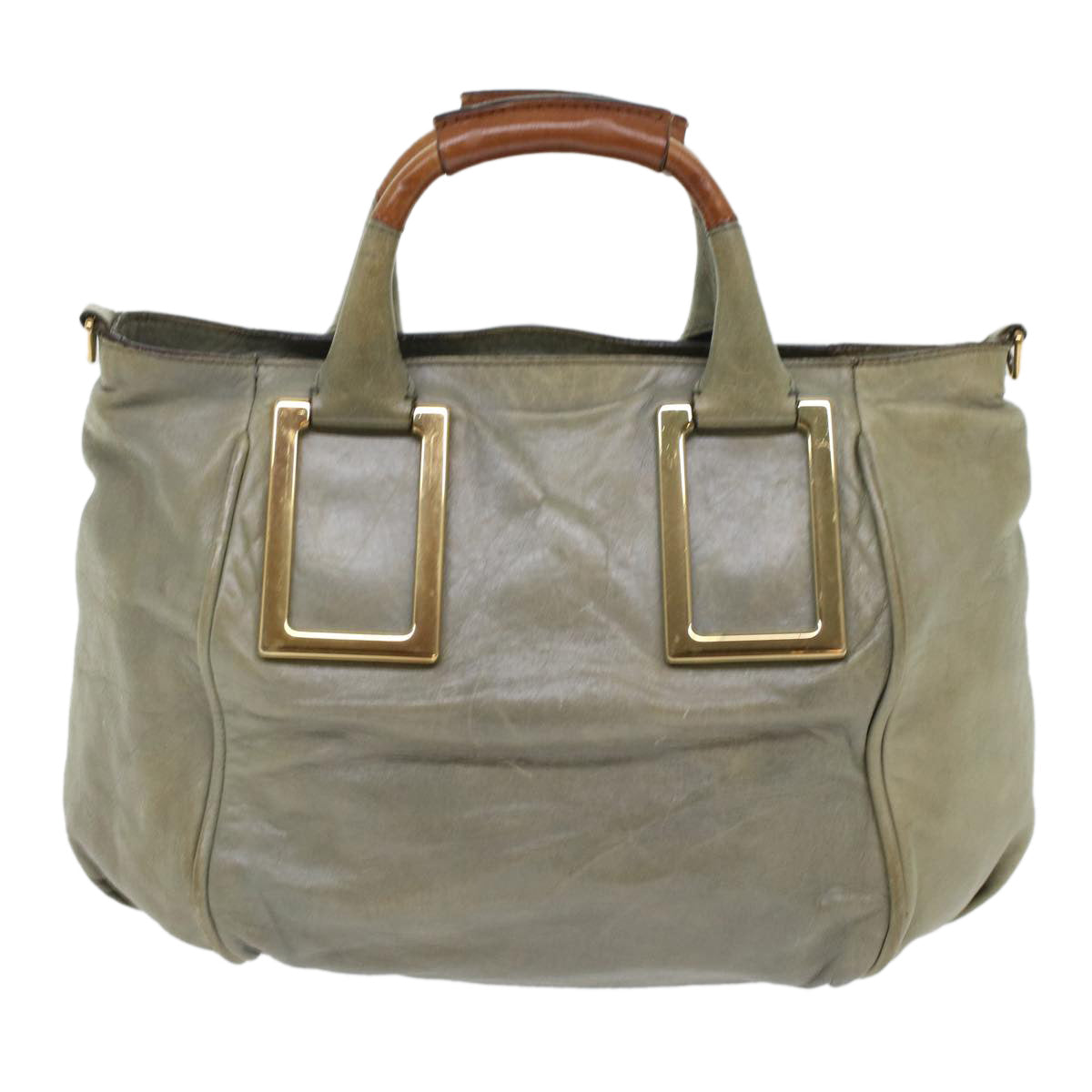 Chloé Grey Leather Handbag 