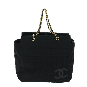 Chanel Evelyne TPM Black Cotton Tote Bag