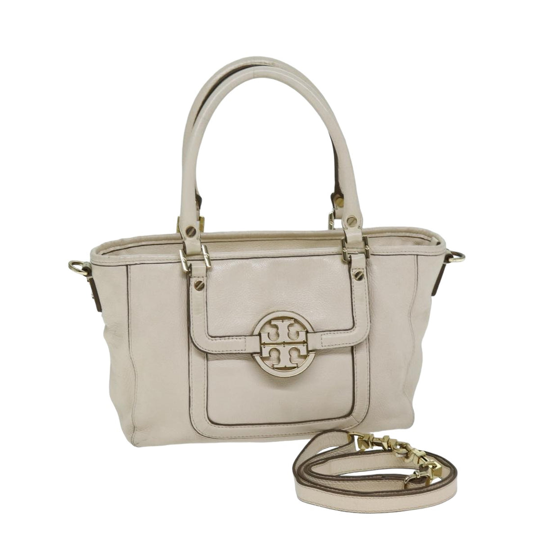 Tory Burch White Leather Handbag 