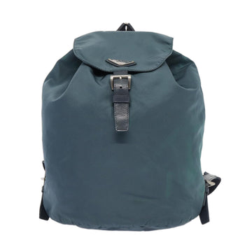 Prada Tessuto Blue Synthetic Backpack Bag