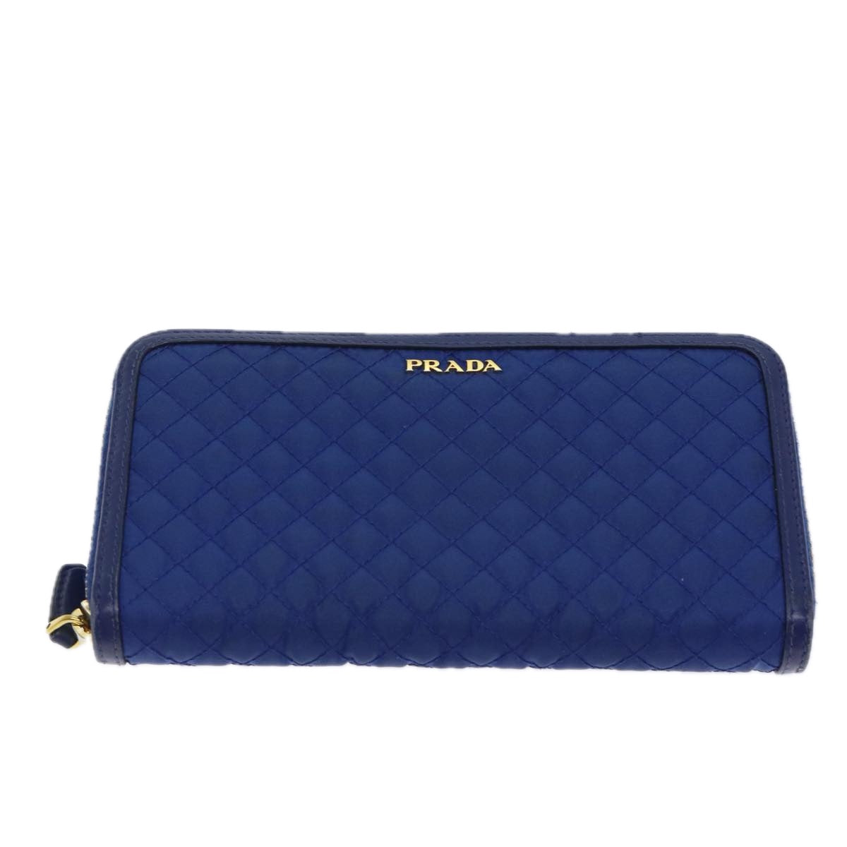 Prada Tessuto Blue Synthetic Wallet 