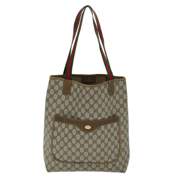 Gucci Sherry Beige Canvas Tote Bag