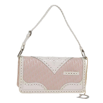 Dior Trotter Canvas Shoulder Bag Pink Canvas Shoulder Bag